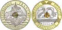Francia 20 Francs Mont Saint-Michel - 1992