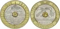 Francia 20 Francs Mont Saint-Michel - 1994 - XF to AU