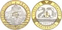 Francia 20 Francs Mont Saint-Michel - 1994 - XF to AU