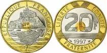 Francia 20 Francs Mont Saint-Michel - 1997 - BU