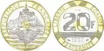Francia 20 Francs Mont Saint-Michel - 2000 - BU