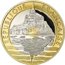 Francia 20 francs Mount Saint Michel - 1998 - Proof