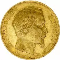 Francia 20 Francs Napoleon III - Head right - 1857 A