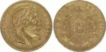 Francia 20 Francs Napoleon III - Laureate Head - 1863 A Paris - Gold