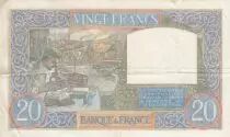 Francia 20 Francs Science and Industry - 07-12-1939 Serial G.187 - VF