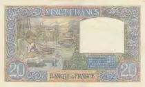 Francia 20 Francs Science and Labour - 04-12-1941 - Serial C.6844