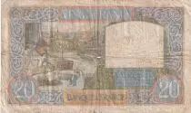 Francia 20 Francs Science and Labour - 28-08-1941 - Serial M.5355