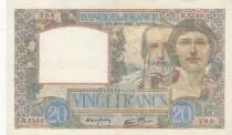 Francia 20 Francs Science and Labour - 28-08-1941 Serial R.5543 - XF