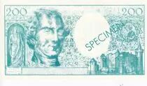 Francia 200 Francs - Billet publicitaire - Verandas 4 saisons - Sp&eacute;cimen