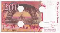 Francia 200 Francs - Eiffel - Cancelled - 1999 - Letter F - P.160
