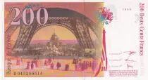 Francia 200 Francs - Gustave Eiffel - Eiffel Tower - 1996 - Letter R - P.159