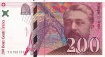 Francia 200 Francs - Gustave Eiffel - Eiffel tower - 1996 - Letter T - P.UNC - P.159