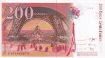 Francia 200 Francs - Gustave Eiffel - Eiffel tower - 1999 - Letter P - P.159