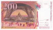 Francia 200 Francs - Gustave Eiffel - Eiffel tower- 1996 - Lettre H - P.159