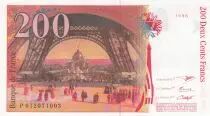 Francia 200 Francs - Gustave Eiffel - Eiffel tower- 1996 - Serial P.012