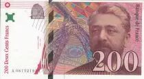 Francia 200 Francs - Gustave Eiffel - Tour Eiffel - 1999 - Serial A.081 - Faute