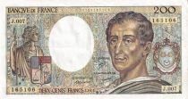 Francia 200 Francs - Montesquieu - 1981 - S&eacute;rie J.007