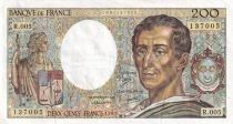 Francia 200 Francs - Montesquieu - 1981 - S&eacute;rie R.005