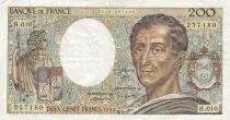 Francia 200 Francs - Montesquieu - 1982 - Serial H.010
