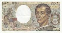 Francia 200 Francs - Montesquieu - 1983 - Serial B.014 - F.70.03