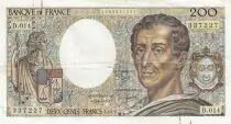 Francia 200 Francs - Montesquieu - 1983 - Serial D.014 - F.70.03