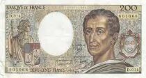 Francia 200 Francs - Montesquieu - 1983 - Serial D.014 - F.70.03