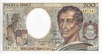 Francia 200 Francs - Montesquieu - 1983 - Serial R.019 - P.155