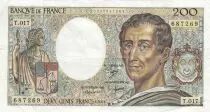 Francia 200 Francs - Montesquieu - 1983 - Serial T.017 - F.70.03