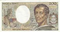 Francia 200 Francs - Montesquieu - 1983 - Serial X.020