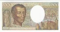 Francia 200 Francs - Montesquieu - 1988 - Serial A.056 - Small number