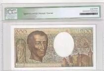 Francia 200 Francs - Montesquieu - 1989 - Serial E.V.066 - ICG 63UNC