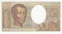 Francia 200 Francs - Montesquieu - 1991 - Serial A.087 - Small Number