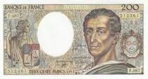 Francia 200 Francs - Montesquieu - 1991 - Serial F.087