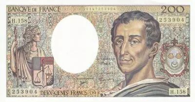 Francia 200 Francs - Montesquieu - 1994 - Serial H.158