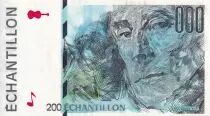 Francia 200 Francs - Ravel - Type Eiffel - Echantillon - 1995