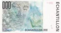 Francia 200 Francs - Ravel - Type Eiffel - Echantillon - 1995