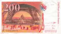 Francia 200 Francs Gustave Eiffel 1997 - Eiffel Tower - Various serials - VF