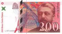 Francia 200 Francs Gustave Eiffel 1999 - Eiffel Tower - Various serials - VF
