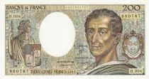 Francia 200 Francs Montesquieu - 1981 Serial H.004