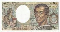 Francia 200 Francs Montesquieu - 1981 Serial R.005