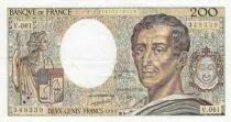 Francia 200 Francs Montesquieu - 1988 Serial V.061