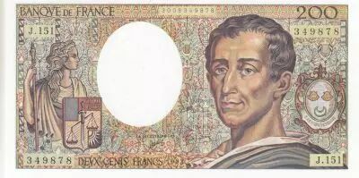 Francia 200 Francs Montesquieu - 1992 - Serial J.151