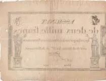 Francia 2000 Francs 18 Nivose An III - 7.1.1795 - Sign. Gaudet - F to VF