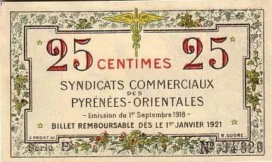 Francia 25 cent. Pyr�n�es Orientales