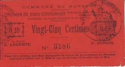 Francia 25 cent. Ronssoy