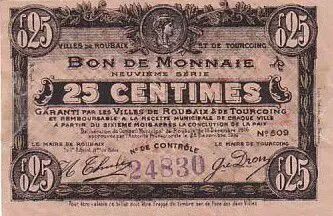 Francia 25 cent. Roubaix-Tourcoing