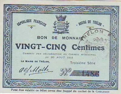 Francia 25 cent. Tr�lon