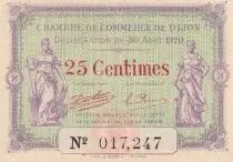Francia 25 Centimes - Chambre de commerce de Dijon