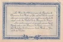 Francia 25 Centimes - Chambre de commerce de la Roche sur Yon & de la Vend&eacute;e - P.65-26