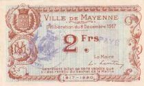 Francia 25 Centimes - City -  Mayenne - 08-12-1917